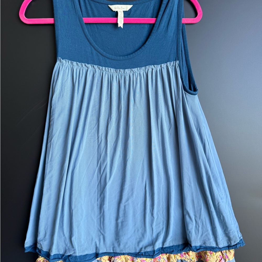 Matilda Jane Blue Sleeveless Blouse